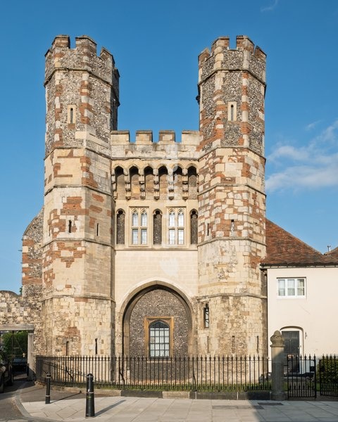Cemetery gate by St Augustines abbey in Canterbury, Kent. United Kingdom. 10 June 2025