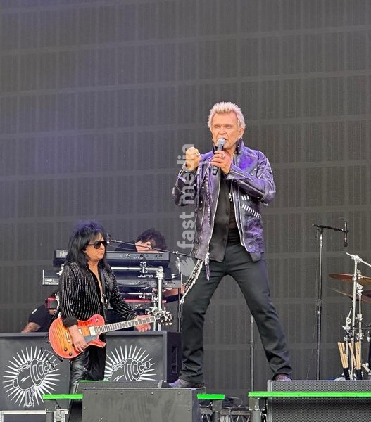 Billy Idol performs at the Forever Now Festival at Milton Keynes Bowl, England on Sunday 22nd June 2025