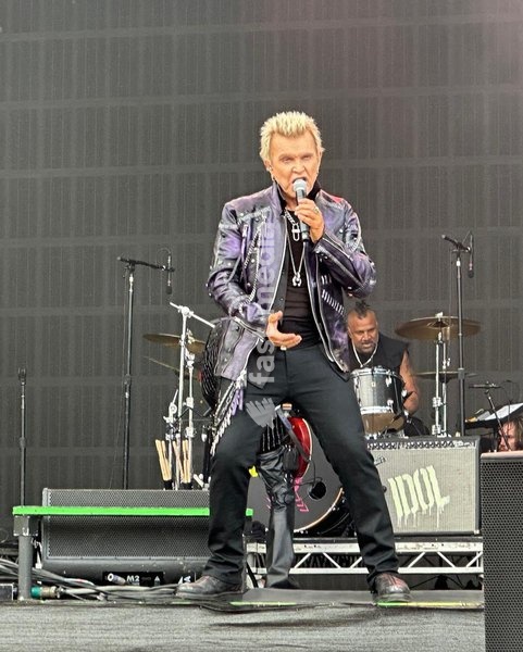 Billy Idol performs at the Forever Now Festival at Milton Keynes Bowl, England on Sunday 22nd June 2025