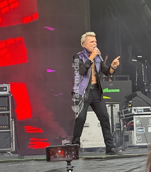 Billy Idol performs at the Forever Now Festival at Milton Keynes Bowl, England on Sunday 22nd June 2025