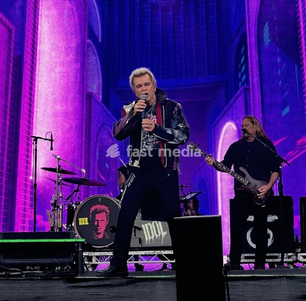 Billy Idol performs at the Forever Now Festival at Milton Keynes Bowl, England on Sunday 22nd June 2025