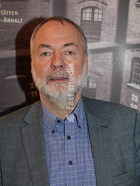 German politician Markus Meckel at the opening of the exhibition 'SED?wenn du nicht gehst, dann gehen wir' on 18 November 2014 at the Moritzplatz Memorial in Magdeburg, German politician Markus Meckel at the opening of the exhibition