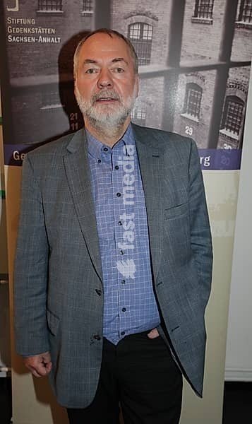 German politician Markus Meckel at the opening of the exhibition 'SED?wenn du nicht gehst, dann gehen wir' on 18 November 2014 at the Moritzplatz Memorial in Magdeburg, German politician Markus Meckel at the opening of the exhibition