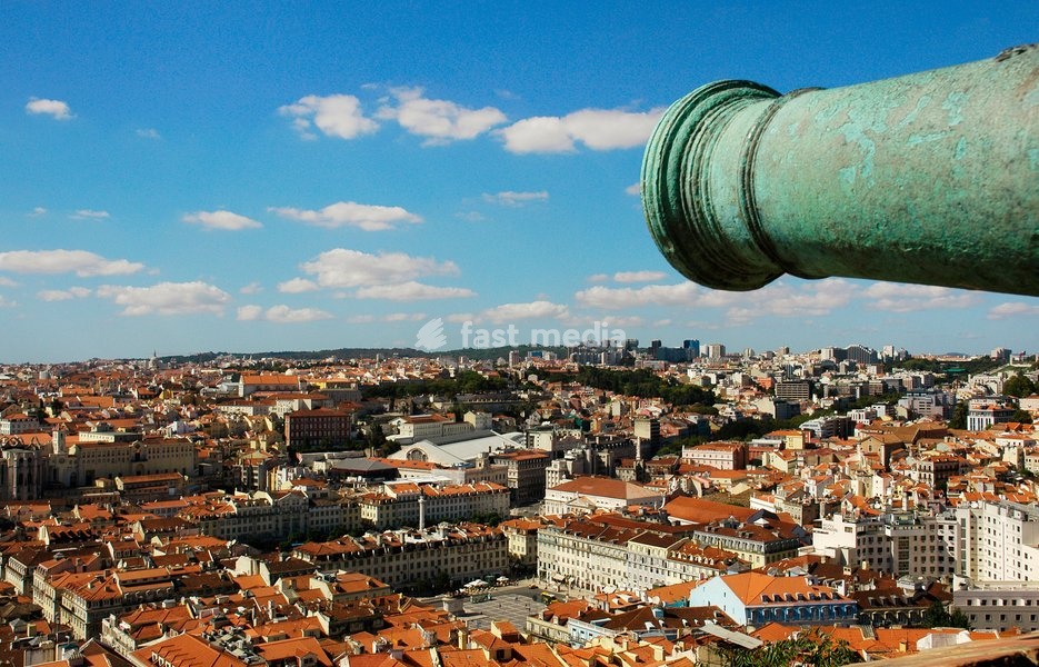 Panorama of the city from St George's Castle, Lisbon, Portugal, 2008