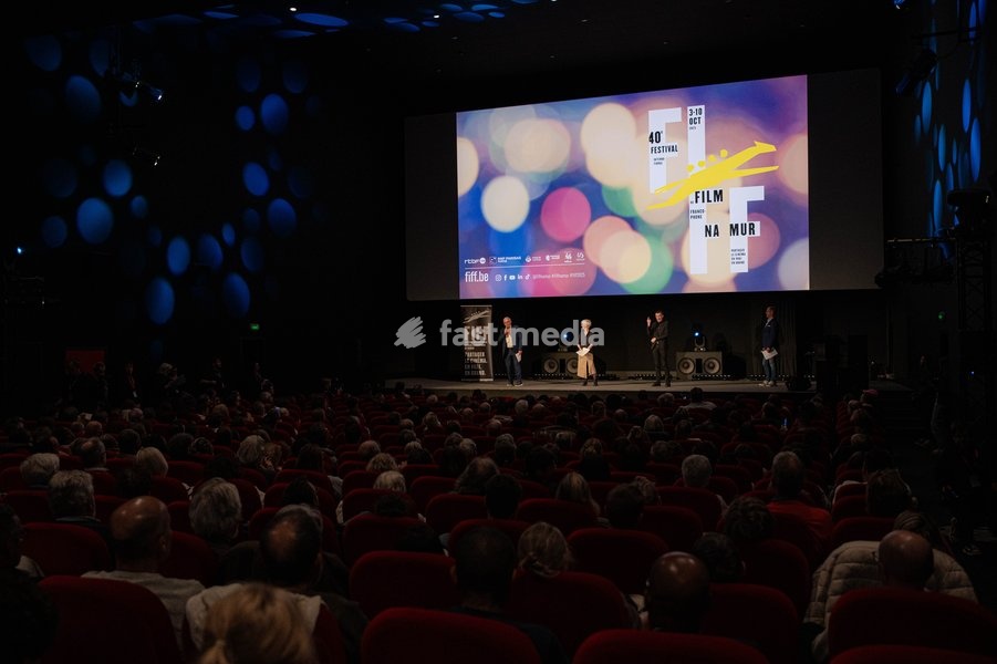President of the FIFF Jean-Louis Close and pictured during the opening night of the 40th edition of the Namur International French-Language Film Festival (FIFF) (October 3-10), Friday 03 October 2025 in Namur