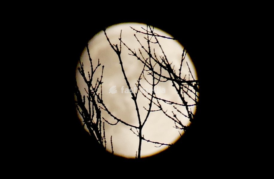 The waxing gibbous moon visible at 92.4% in the early evening sky. This intermediate Moon phase starts after the First Quarter Moon and lasts until the Full Moon