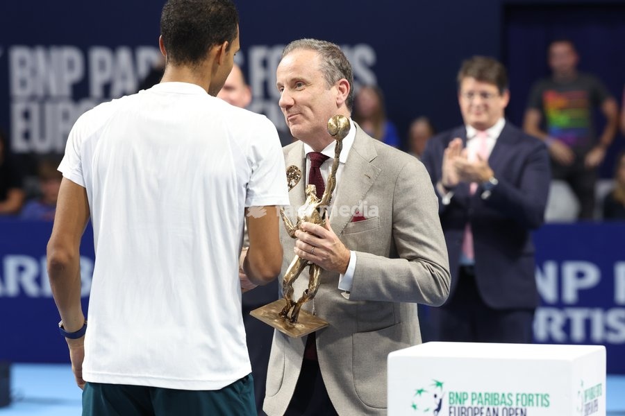 Czech Jiri Lehecka pictured after the European Open ATP tennis tournament in Brussels, on Sunday 19 October 2025. This year's edition of the tournament is taking place from 12 to 19 October 2025