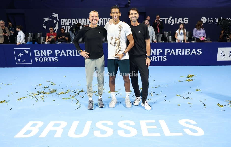 the European Open ATP tennis tournament in Brussels, on Sunday 19 October 2025. This year's edition of the tournament is taking place from 12 to 19 October 2025