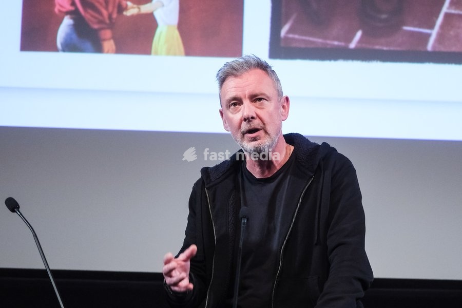 John Simm on stage at Mark Kermode in 3D on Monday 17 November 2025 at BFI Southbank, London