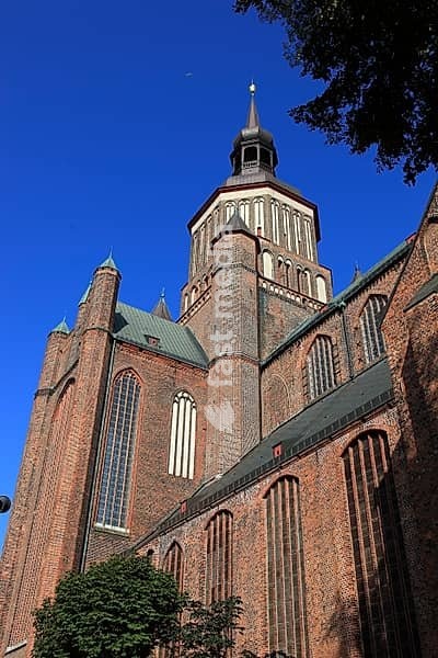 St. Mary's Church, Stralsund, Hanseatic City of Stralsund, Vorpommern-Rügen District, Mecklenburg-Western Pomerania, Germany