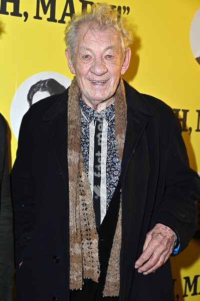 Sir Ian McKellen attends "Oh, Mary!" Press Night at the Trafalgar Theatre in London, England. UK. Thursday 18th December 2025