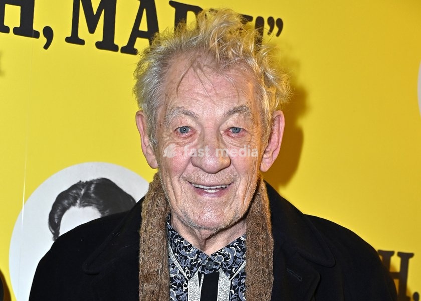 Sir Ian McKellen attends "Oh, Mary!" Press Night at the Trafalgar Theatre in London, England. UK. Thursday 18th December 2025