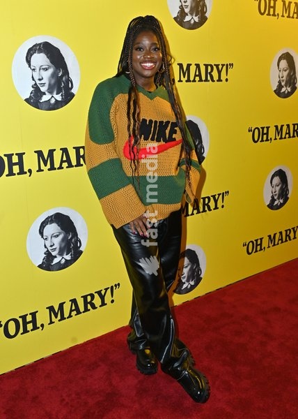 Clara Amfo attends "Oh, Mary!" Press Night at the Trafalgar Theatre in London, England. UK. Thursday 18th December 2025