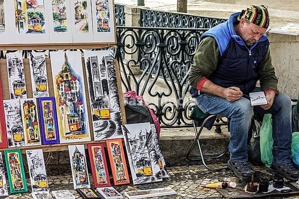 Street Artist Lisbon Portugal