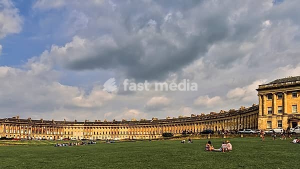 UK Somerset Bath The Royal Crescent