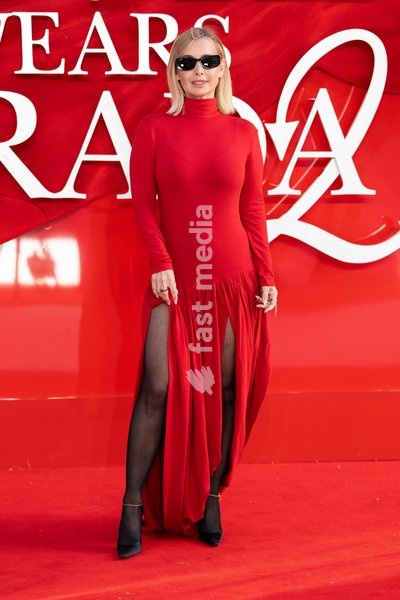 Louise Redknapp attends "The Devil Wears Prada 2" European Premiere inside Leicester Square on April 22, 2026 in London, England