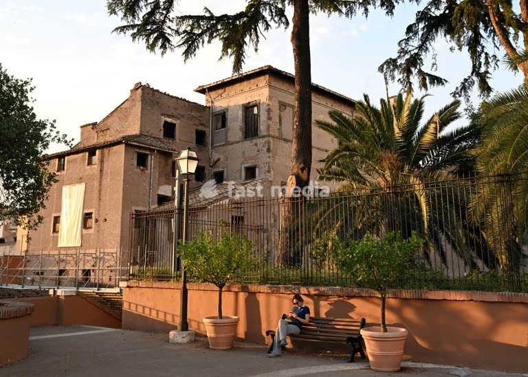 Palazzo Silvestri-Rivaldi (also known as Villa Silvestri Rivaldi), seen from Via dei Fori Imperiali. It is a 16th-century Renaissance palace in Rome located in the Monti district. - The original core of the palace dates back to the first half of the 16th century. It was commissioned by Eurialo…