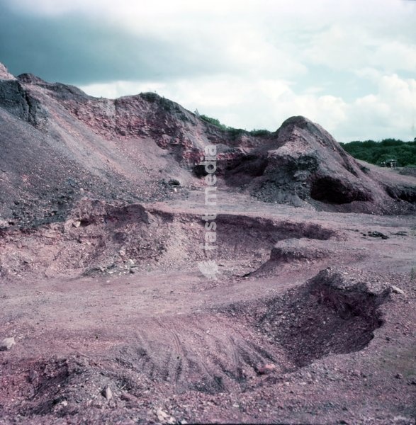 Roman iron ore workings, Forest of Dean, c1955
