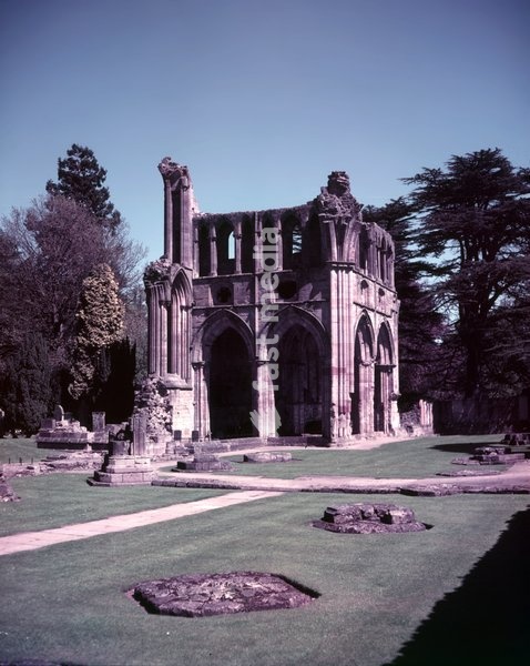 Earl Haig's burial place, Dryburgh Abbey, Scotland, c1955. Field Marshal Douglas Haig (1861-1928) was a senior British commander during WWI