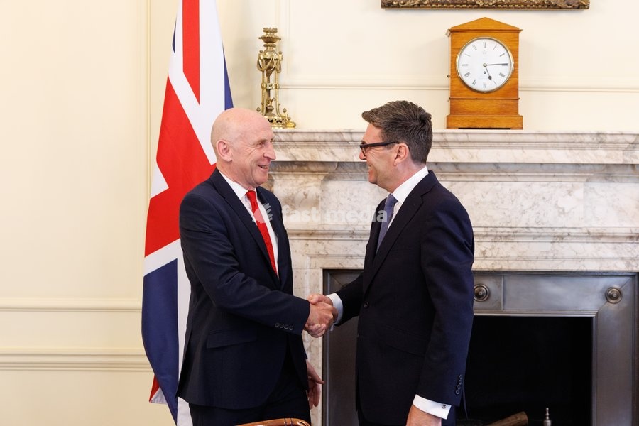 20/07/2026. London, United Kingdom. Prime Minister Andy Burnham appoints John Healey as Chancellor of the Exchequer in 10 Downing Street