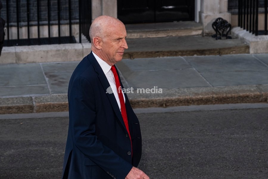 John Healey leaves No 11 Downing Street, London, on 20 July 2026, having been appointed as Chancellor of the Exchequer by Andy Burnham, the new Prime Minister of the United Kingdom