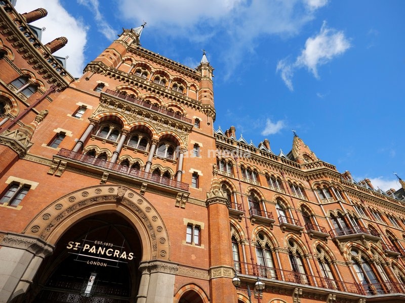 St Pancras London Hotel entrance, London, UK
