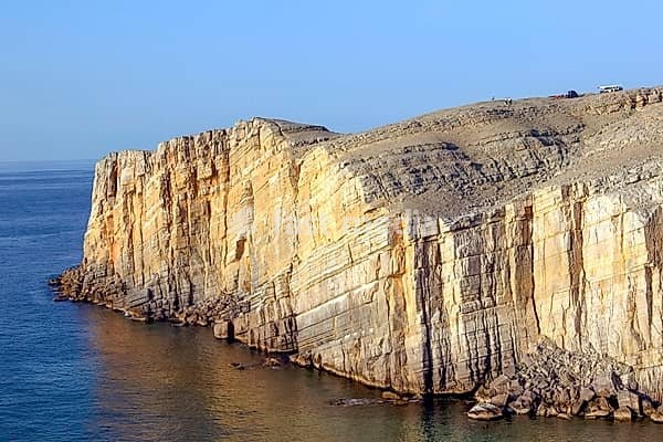 Cliff, Ocean Cliffs, Strait of Hormuz, Musandam, al-Khasab, Governorate, Sultanate of Oman
