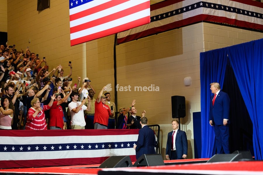 President Donald J. Trump delivers remarks on Trump Accounts, Wednesday, July 22, 2026, at Wheeler High School in Marietta, Georgia