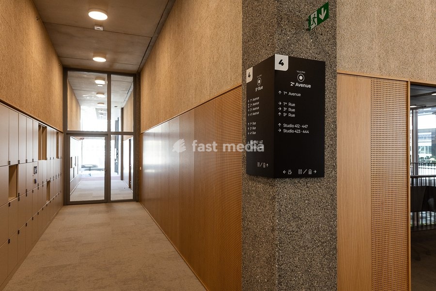 Media Square, the headquarters of French-speaking public radio television RTBF in Brussels, Wednesday 26 August 2026