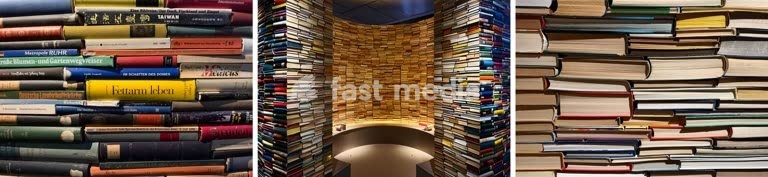 Göttingen, Forum Wissen, the interdisciplinary museum of Georg-August University. The building originally housed the Natural History Museum, which opened in 1879. Books in the walk-in ‘Book Tower’. An exhibition piece on the theme of libraries. Göttingen, 20 August 2026