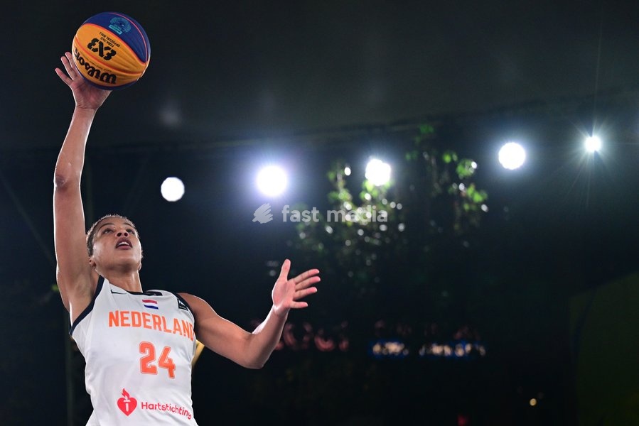 Lutje Schipholt a final game of 3x3 basketball between Netherlands and Spain, the final of the women's FIBA 3x3 Europe Cup, on Sunday 13 September 2026 in Antwerp