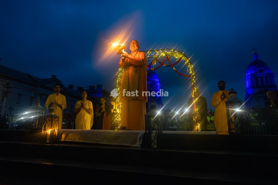 The first ever Ganga Aarti ceremony is performed on the River Thames at the Old Royal Naval College, Greenwich, London, UK, on 13 September 2026. The ancient Hindu fire ritual, traditionally performed on the banks of the sacred River Ganges in India, brings together priests, devotees and community…