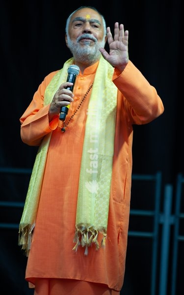 Ganga Aarti on the Thames Greenwich London UK