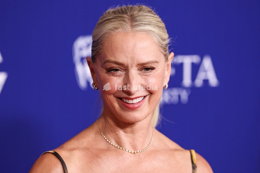 BEVERLY HILLS, LOS ANGELES, CALIFORNIA, USA - SEPTEMBER 13: Katherine LaNasa arrives at the 2026 BAFTA (British Academy of Film and Television Arts) TV Tea Party presented by Delta Air Lines and Virgin Atlantic and sponsored by Maison Perrier held at The Maybourne Beverly Hills on September 13,…