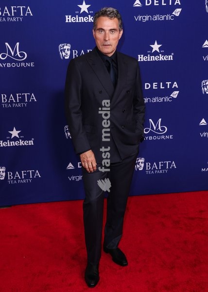 BEVERLY HILLS, LOS ANGELES, CALIFORNIA, USA - SEPTEMBER 13: Rufus Sewell arrives at the 2026 BAFTA (British Academy of Film and Television Arts) TV Tea Party presented by Delta Air Lines and Virgin Atlantic and sponsored by Maison Perrier held at The Maybourne Beverly Hills on September 13, 2026 in…