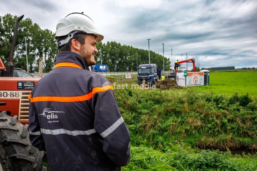 a press visit as operator Elia started the first phase of work on the Ventilus project, Monday 14 September 2026 in Zuienkerke. Ventilus is the new high-voltage power line of Elia in West Flanders, to transport the electricity generated by the new offshore wind farms. The 82-kilometre-long…