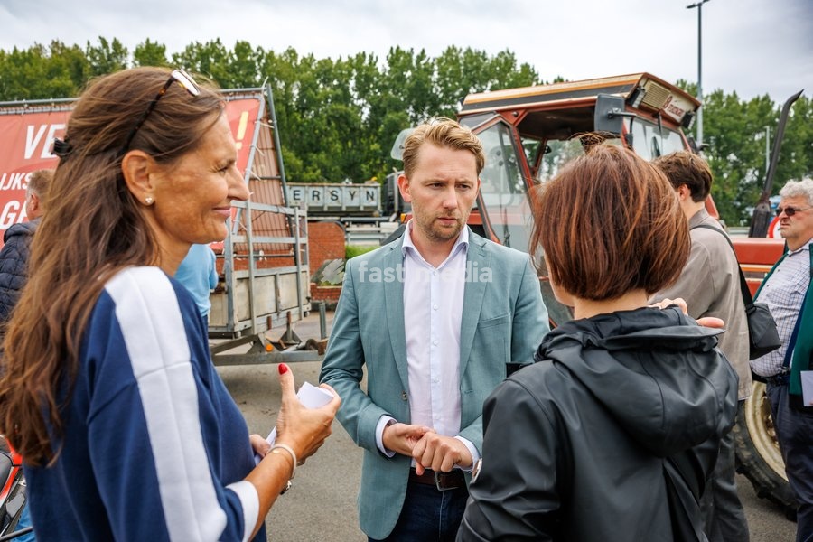 Elia's Simon November pictured during a press visit as operator Elia started the first phase of work on the Ventilus project, Monday 14 September 2026 in Zuienkerke. Ventilus is the new high-voltage power line of Elia in West Flanders, to transport the electricity generated by the new offshore wind…
