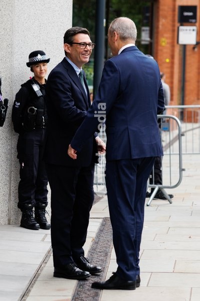 18/09/2026. Manchester, United Kingdom. Prime Minister Andy Burnham hosts Taoiseach Micheál Martin at Number 10 North