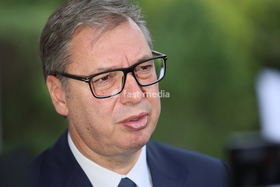 President of Serbia Aleksandar Vucic attends the Carpathian 8 Summit in Ivano-Frankivsk region, Ukraine, September 18, 2026. On this day, President of Ukraine Volodymyr Zelenskyy announced the launch of a new format - the Carpathian Eight (C8) - comprising Austria, the Czech Republic, Hungary,…