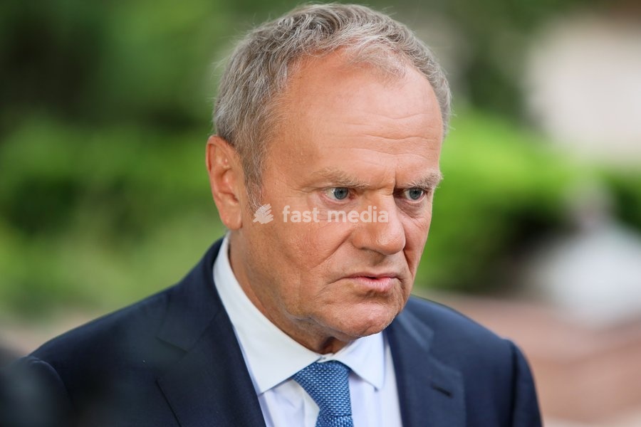 Prime Minister of Poland Donald Tusk participates in the Carpathian 8 Summit in Ivano-Frankivsk region, Ukraine, September 18, 2026. On this day, President of Ukraine Volodymyr Zelenskyy announced the launch of a new format - the Carpathian Eight (C8) - comprising Austria, the Czech Republic,…