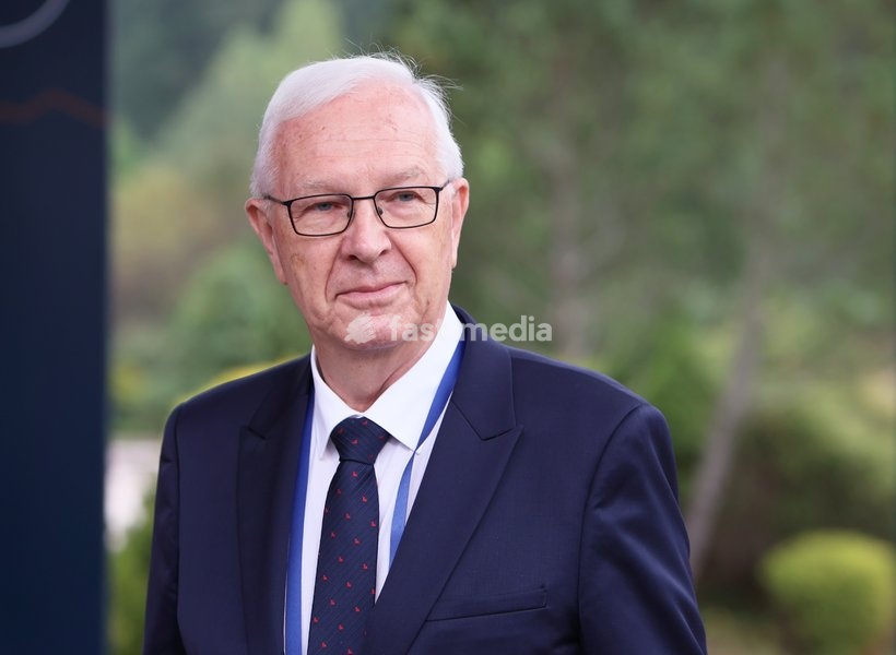 First Vice-President of the Senate of the Czech Republic Jiri Drahos attends the Carpathian 8 Summit in Ivano-Frankivsk region, Ukraine, September 18, 2026. On this day, President of Ukraine Volodymyr Zelenskyy announced the launch of a new format - the Carpathian Eight (C8) - comprising Austria,…