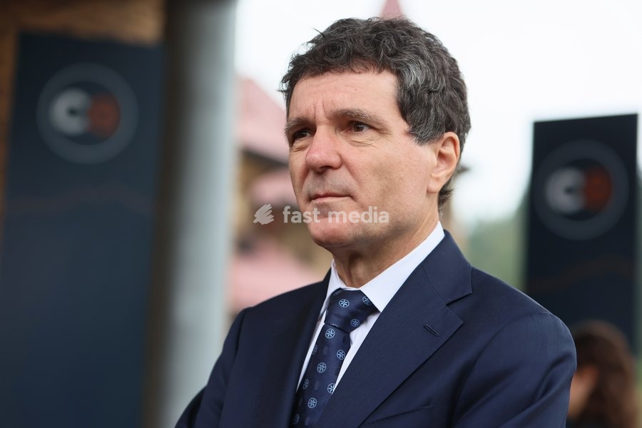 President of Romania Nicusor Dan attends the Carpathian 8 Summit in Ivano-Frankivsk region, Ukraine, September 18, 2026. On this day, President of Ukraine Volodymyr Zelenskyy announced the launch of a new format - the Carpathian Eight (C8) - comprising Austria, the Czech Republic, Hungary, Poland,…
