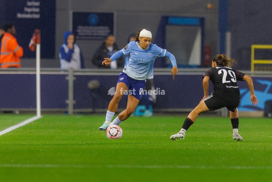 Iman Beney of Manchester City Women during the Women's Super League match between Manchester City Women and Liverpool FC Women at the Joie Stadium in Manchester, England on September 18, 2026