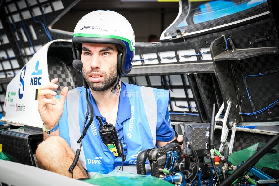 The Innoptus Solar Team pictured at the iLumen European Solar Challenge (iESC), the largest solar race in Europe, Saturday 19 September 2026, at the Circuit Zolder, in Heusden-Zolder. Some 20 university teams that have designed and built their own cars are participating in the 24-hour race