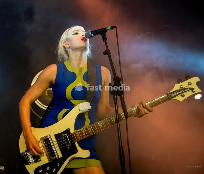 ISSEY CARTLIDGE of the band The Molotovs performing at The Arts Club in Liverpool, UK