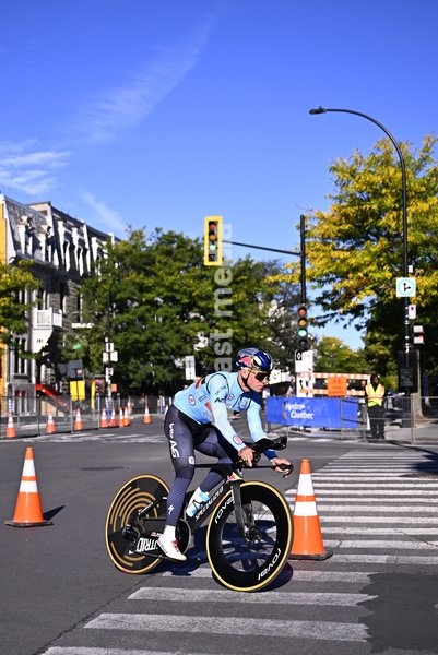 Belgian Remco Evenepoel pictured during a training before the cycling World Championship, in Montreal, Canada, Saturday 19 September 2026. The UCI road world championships are taking place from 20 to 27 September, in Montreal, Canada