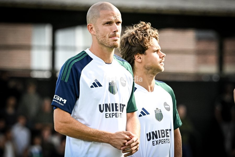 Hasselt's Geoffry Haireman pictured before a soccer match between Sporting Hasselt and K. Beerschot VA, Saturday 19 September 2026 in Hasselt, on day 6 of the 2026-2027 'Challenger Pro League' 1B second division of the Belgian championship