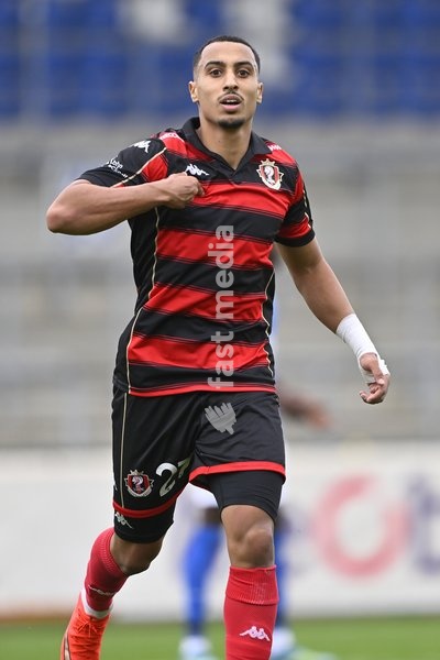 Seraing's Amine Messoussa pictured during a soccer match between Jong Genk (U21) and RFC Seraing, Saturday 19 September 2026 in Genk, on day 6 of the 2026-2027 'Challenger Pro League' 1B second division of the Belgian championship