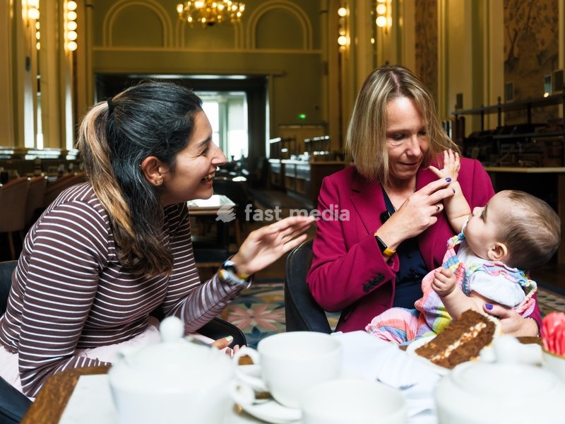 Helen Morgan, Health And Social Care Spokesperson meets parents and babies during the Liberal Democrat Autumn Conference 2026 on Saturday 19 September 2026 at Brighton Grand Hotel, Brighton. Following A Debate On Tackling The Maternity Crisis At Autumn Conference, Health Spokesperson Helen Morgan…