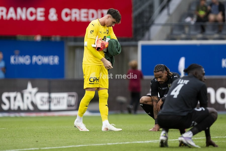 RAAL's goalkeeper Theo Radelet pictured after a soccer match between Oud-Heverlee Leuven and RAAL La Louviere, Saturday 19 September 2026 in Leuven, on day 7 of the 2026-2027 'Jupiler Pro League' first division of the Belgian championship